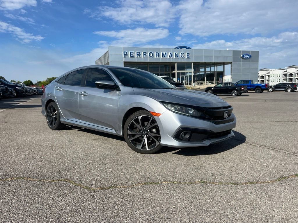 Used 2020 Lunar Silver Metallic Honda Sport image 2