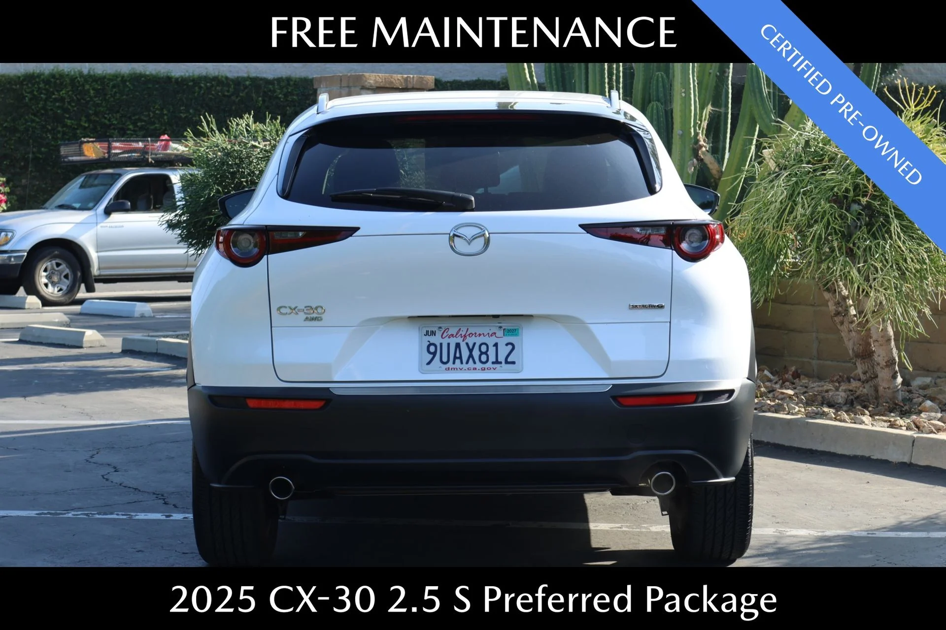 Certified Used 2025 White Mazda 2.5 S Preferred Package image 4
