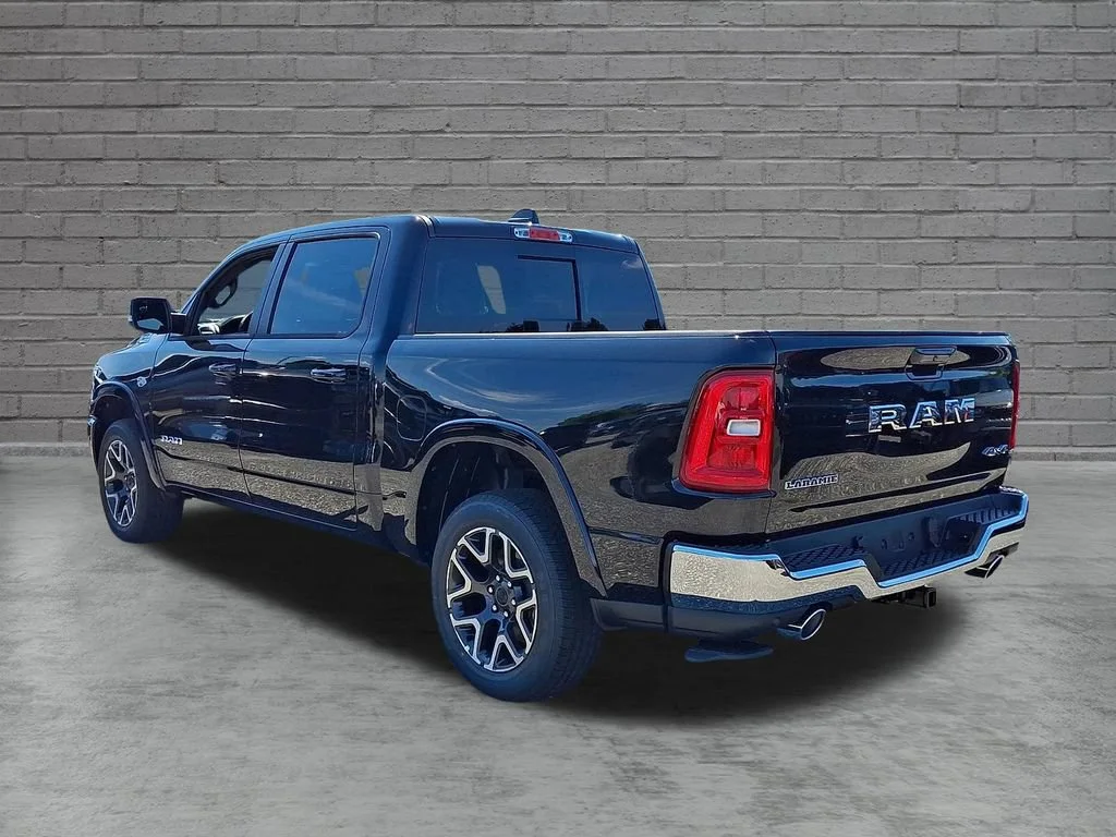 New 2027 Diamond Black Crystal Pearlcoat Ram Laramie image 6