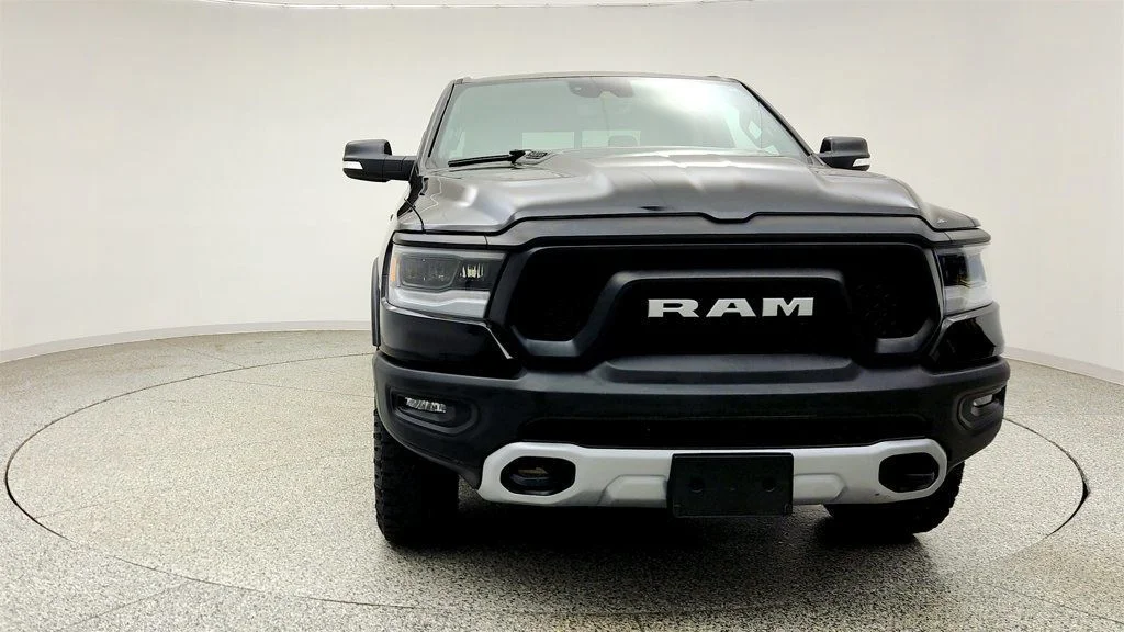 Used 2022 Diamond Black Crystal Pearlcoat Ram Rebel 4x4 Crew Cab 5