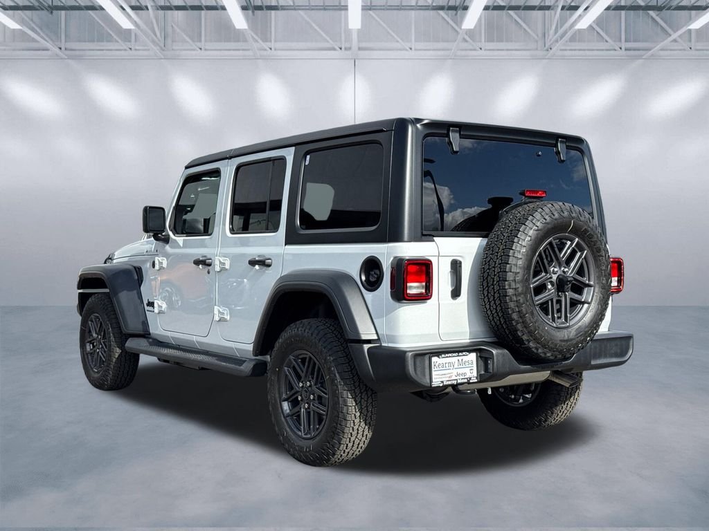 New 2026 Bright White Clear-Coat Exterior Paint Jeep Sport S image 4