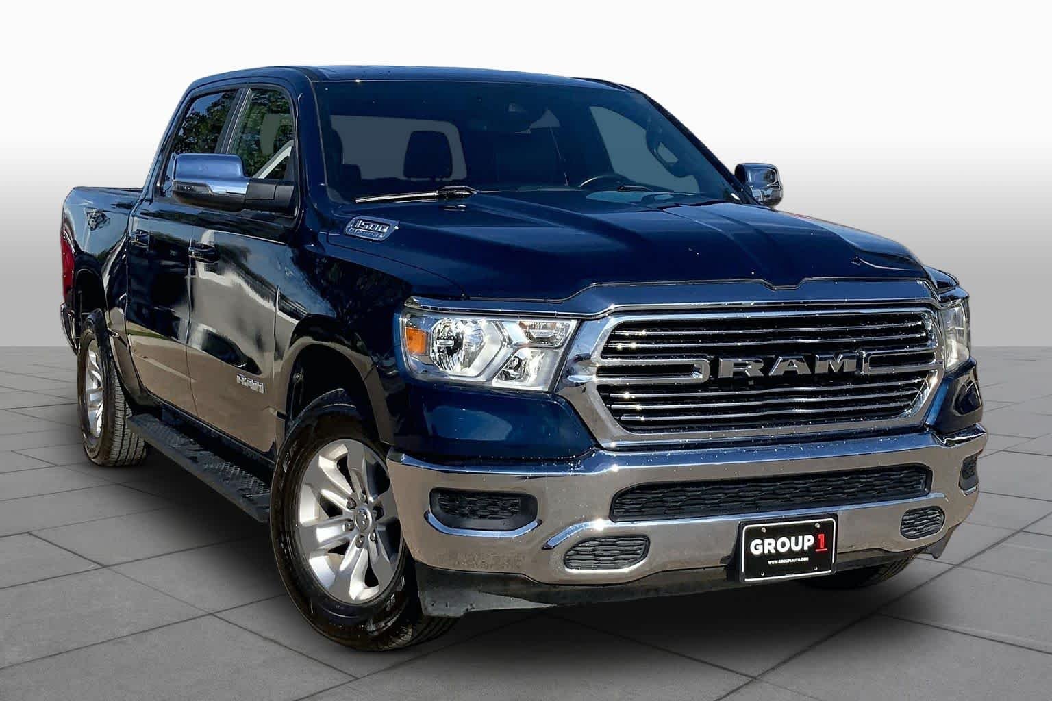 Certified Used 2024 Patriot Blue Pearlcoat Ram Laramie image 3