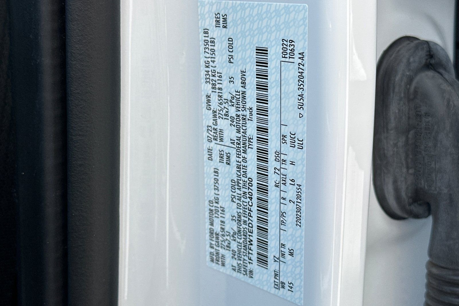 Used 2023 White Ford XLT image 33