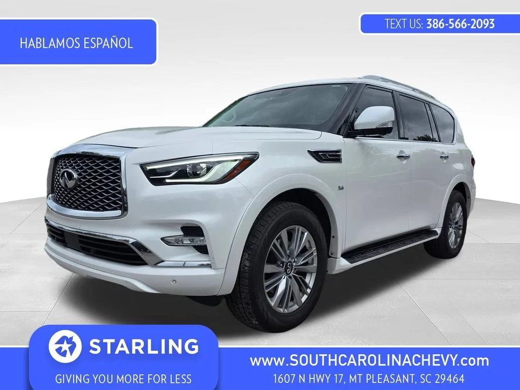 Used 2018 White INFINITI RWD image 1