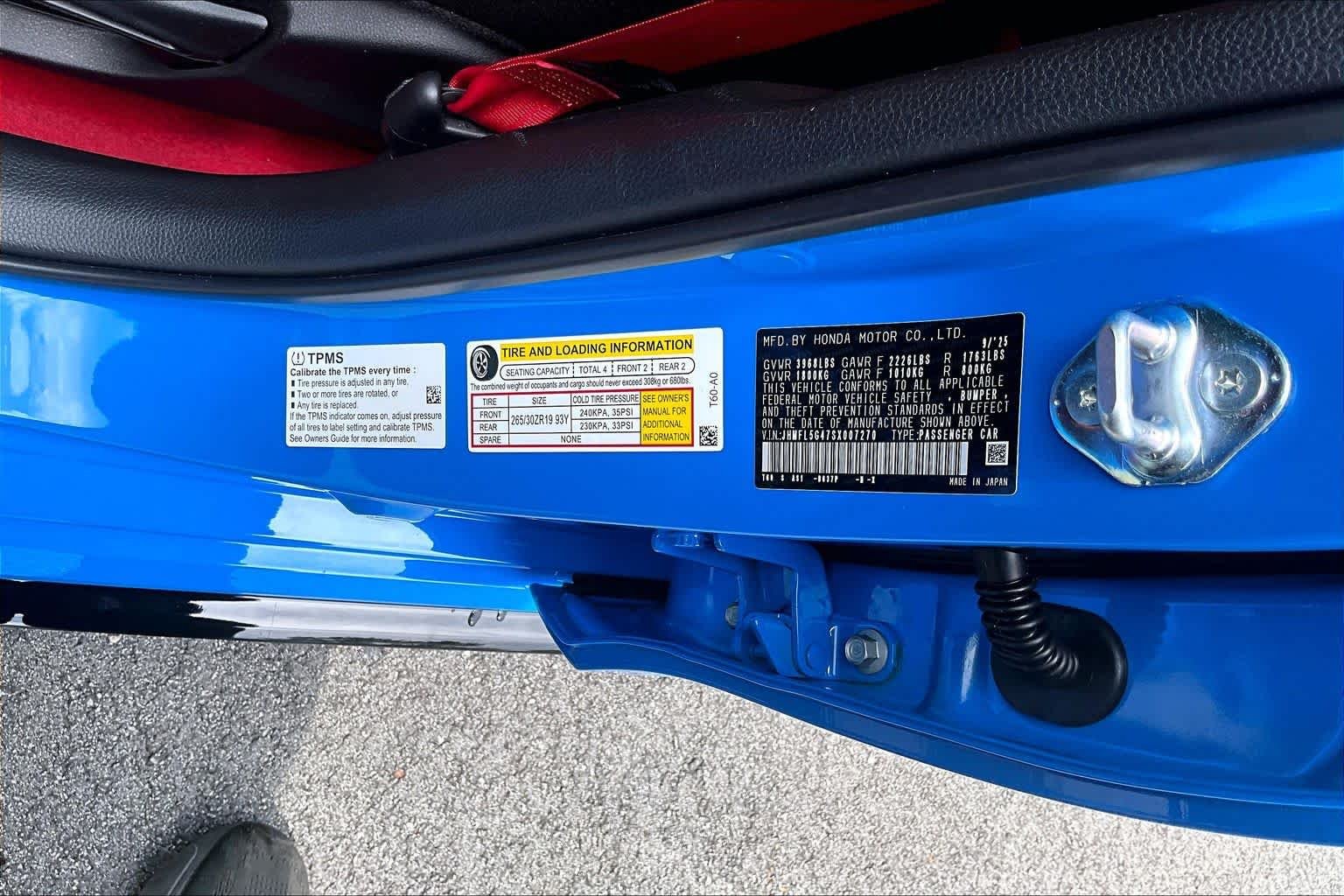 Used 2025 Boost Blue Pearl Honda  image 33