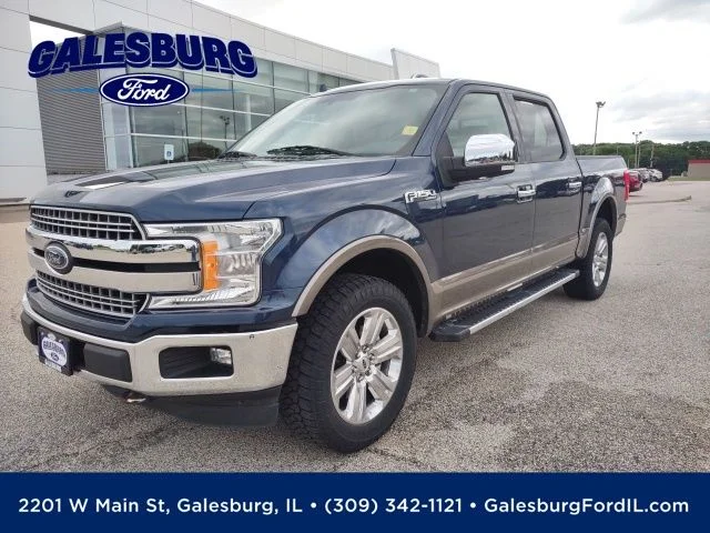 Used 2018 Blue Jeans Metallic Ford Lariat image 1