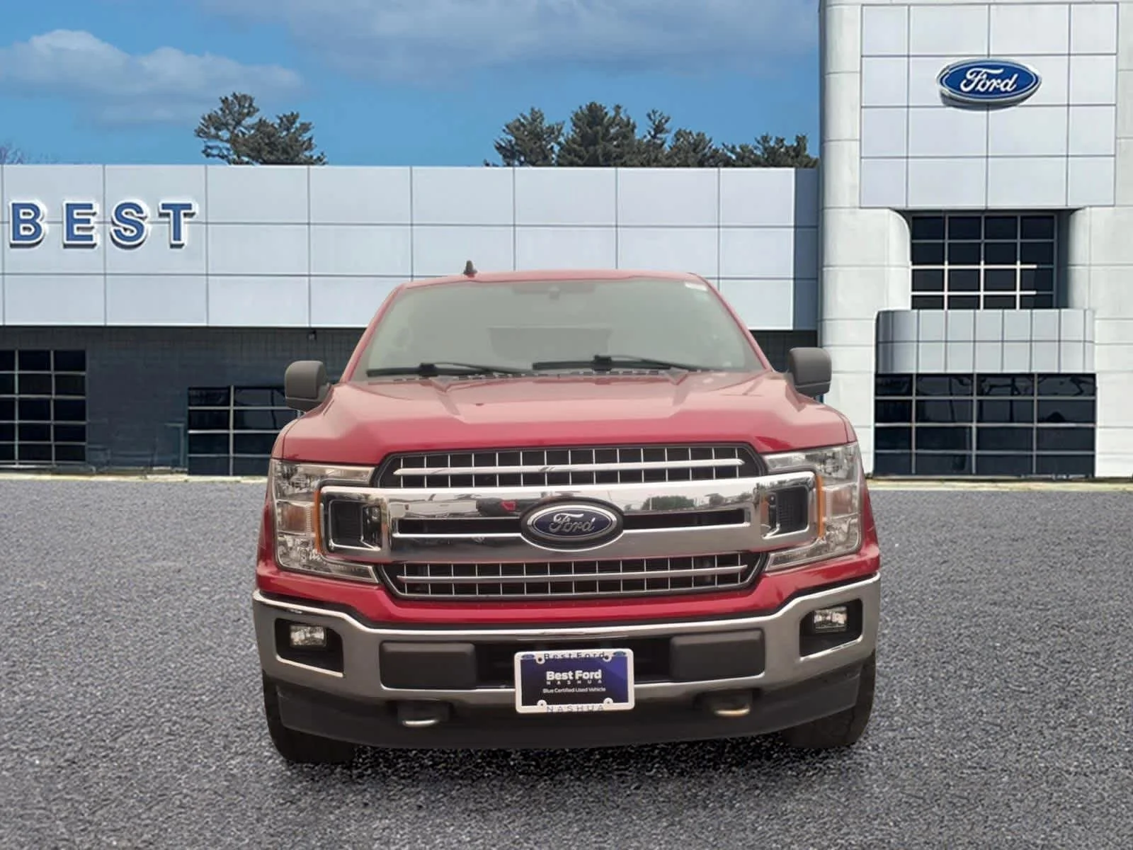 Used 2020 Rapid Red Metallic Tinted Clearcoat/Magnetic Ford XLT image 10