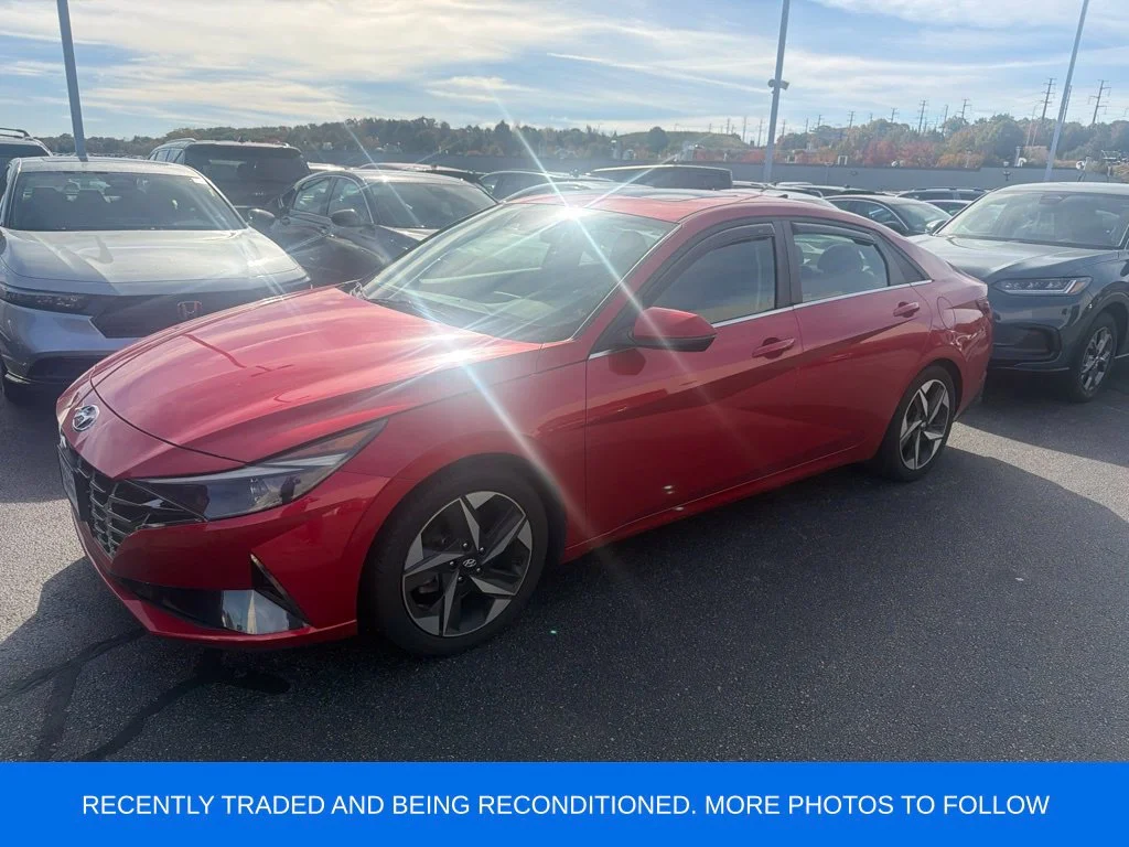 Used 2021 Calypso Red Hyundai SEL image 2