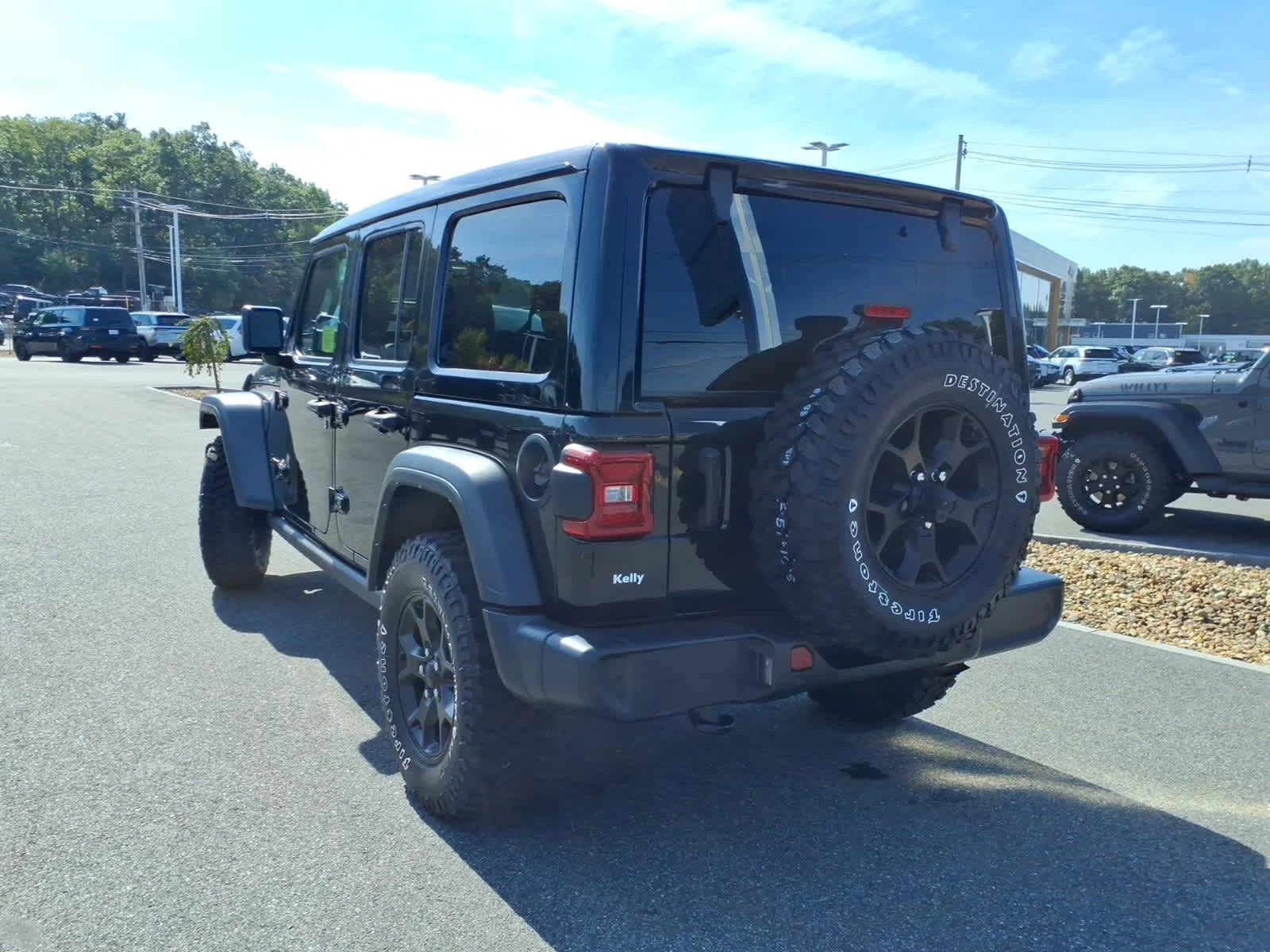 Certified Used 2022 Black Clearcoat Jeep Unlimited Willys image 11