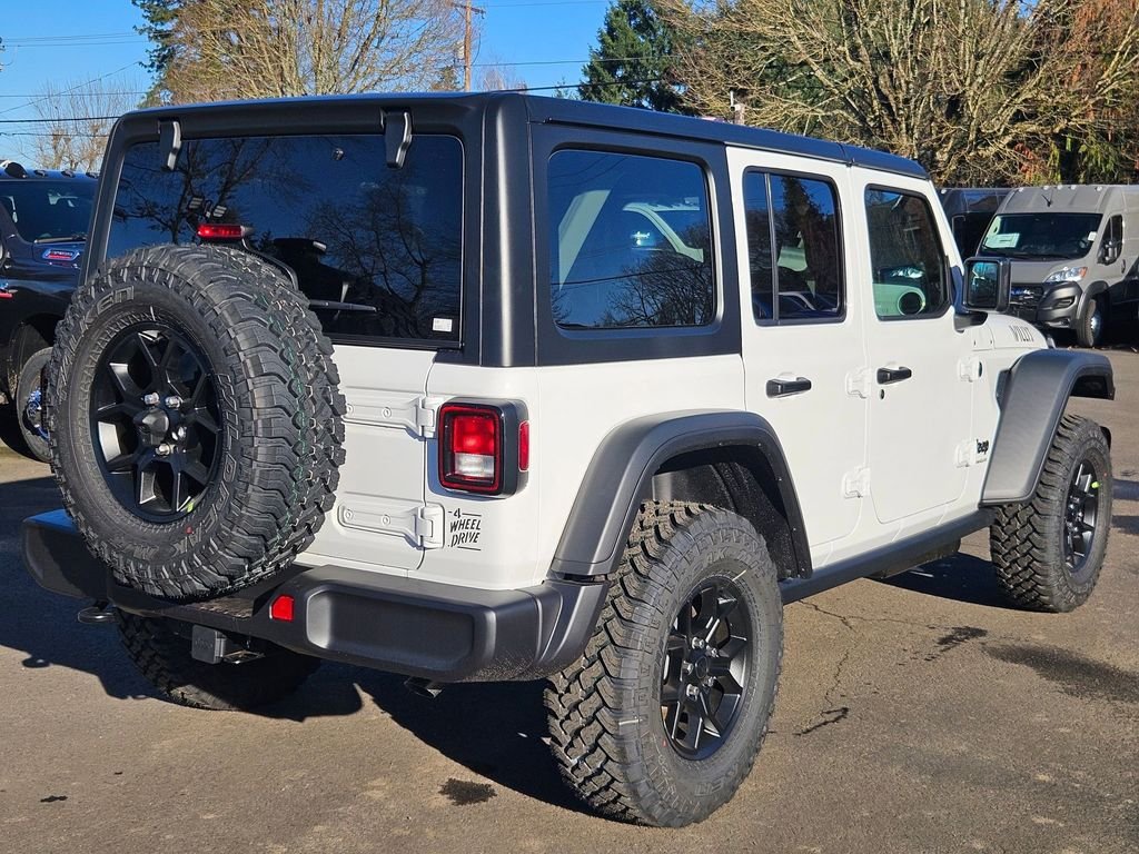 New 2026 Bright White Clear-Coat Exterior Paint Jeep Willys image 7
