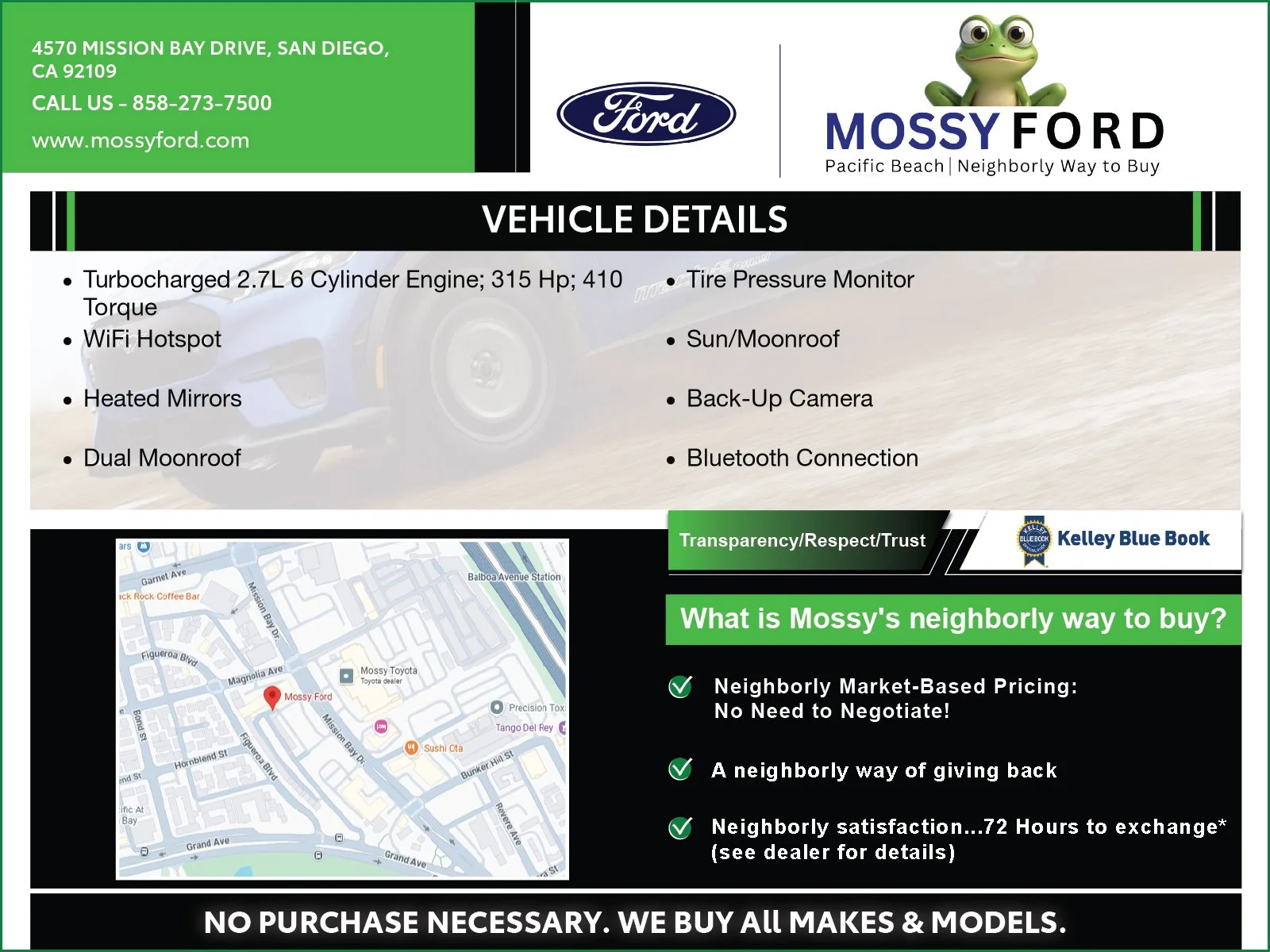 Used 2023 Blue Ford Base image 3