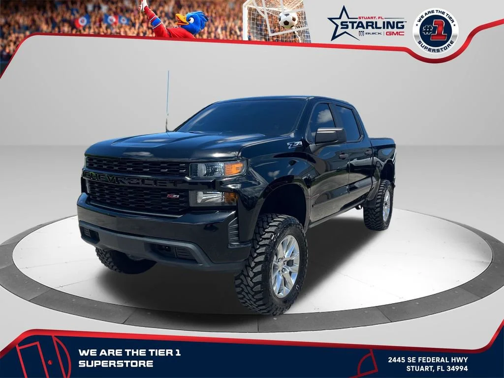 Used 2019 BLACK Chevrolet Custom Trail Boss image 1