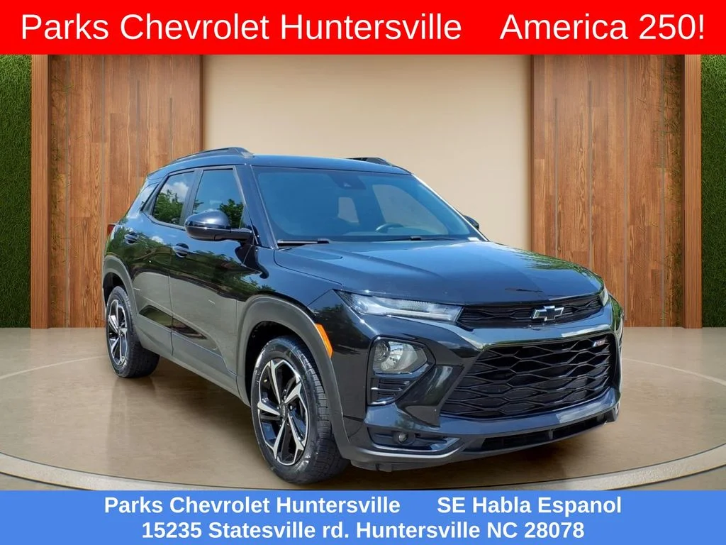 Certified Used 2021 Black Chevrolet RS image 1