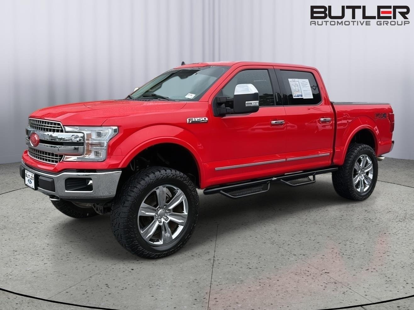 Used 2020 Race Red Ford LARIAT image 2