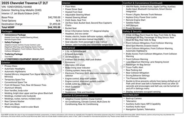 Used 2025 Gray Chevrolet LT image 7