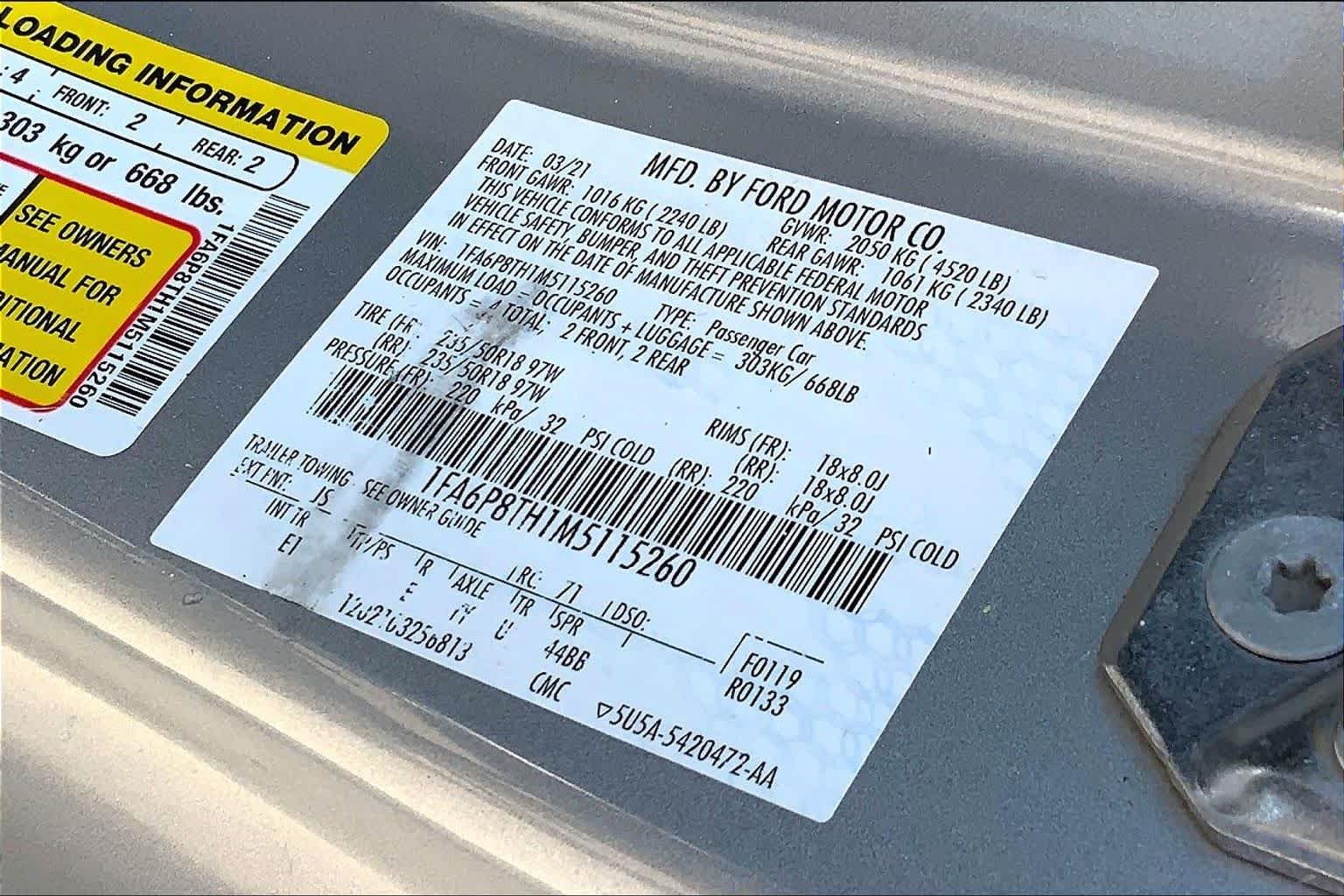 Used 2021 Iconic Silver Ford EcoBoost Premium image 30