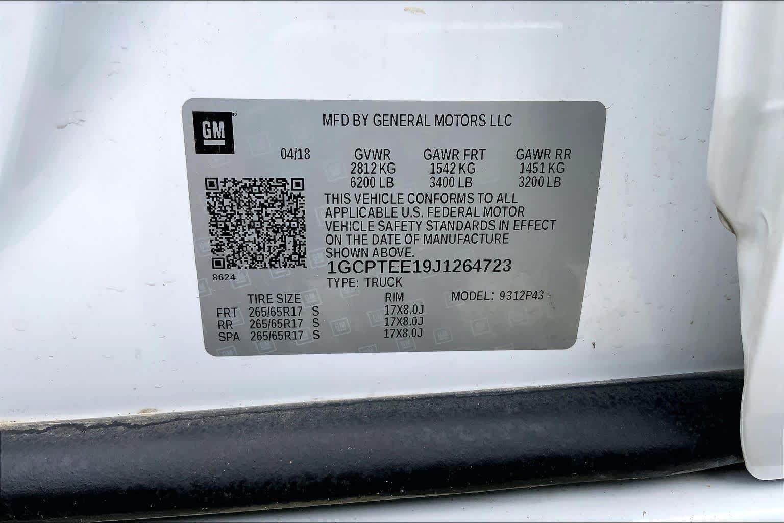 Used 2018 Summit White Chevrolet 4WD ZR2 image 34