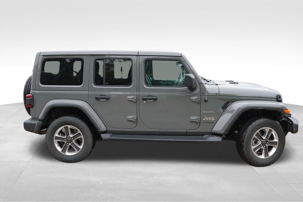 Certified Used 2020 Gray Jeep Unlimited Sahara image 2