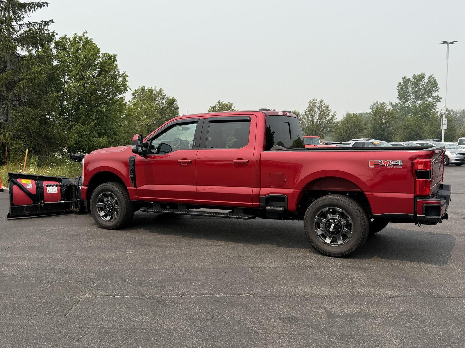 Used 2023 Rapid Red Metallic Tinted Clearcoat Ford Lariat image 4