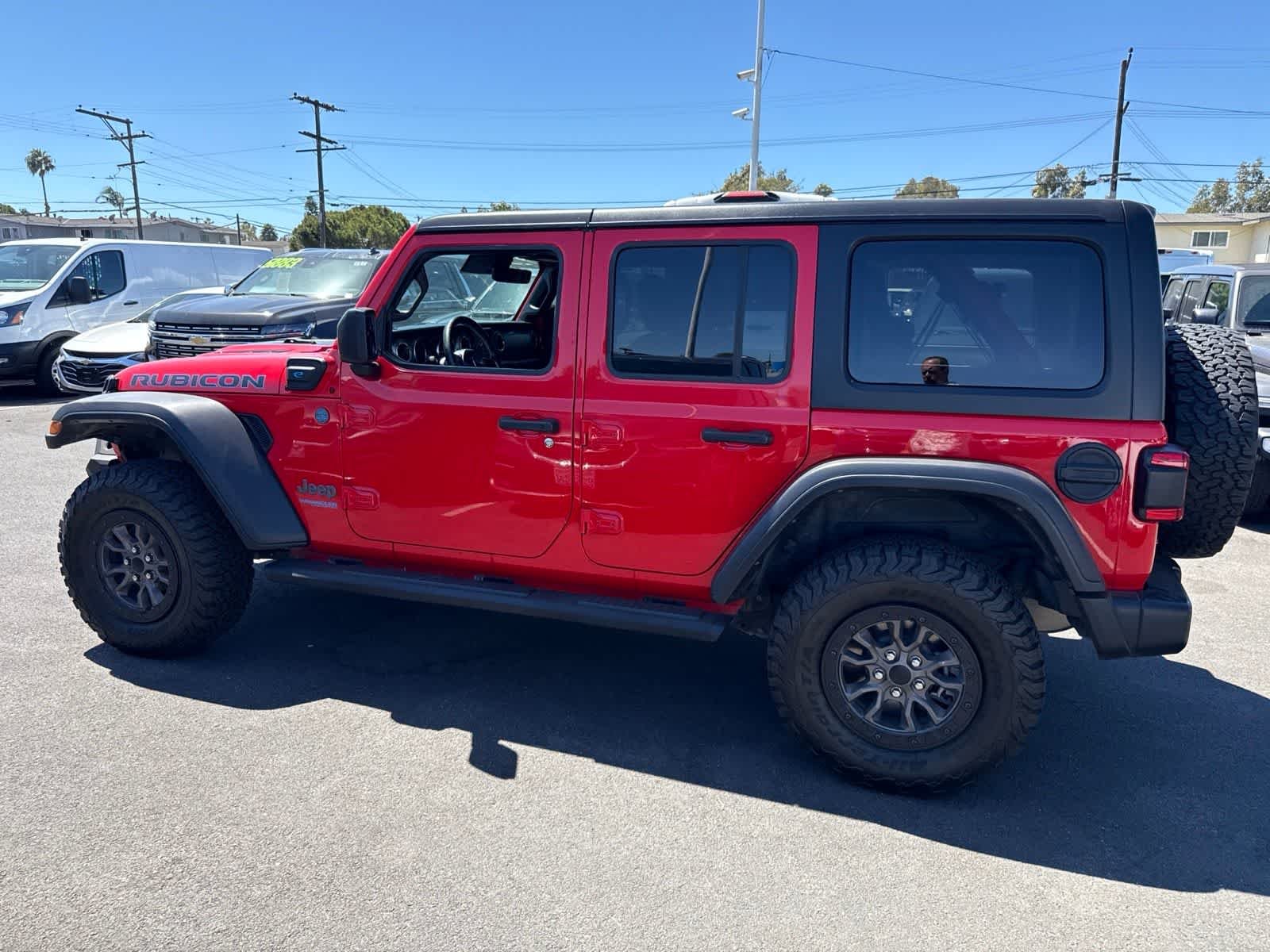 Used 2021 Firecracker Red Clearcoat Jeep Unlimited Rubicon image 22