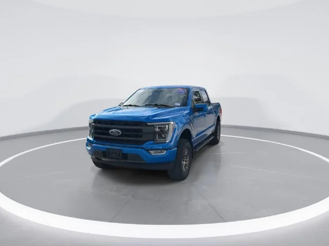 Used 2021 Blue Ford Lariat image 2