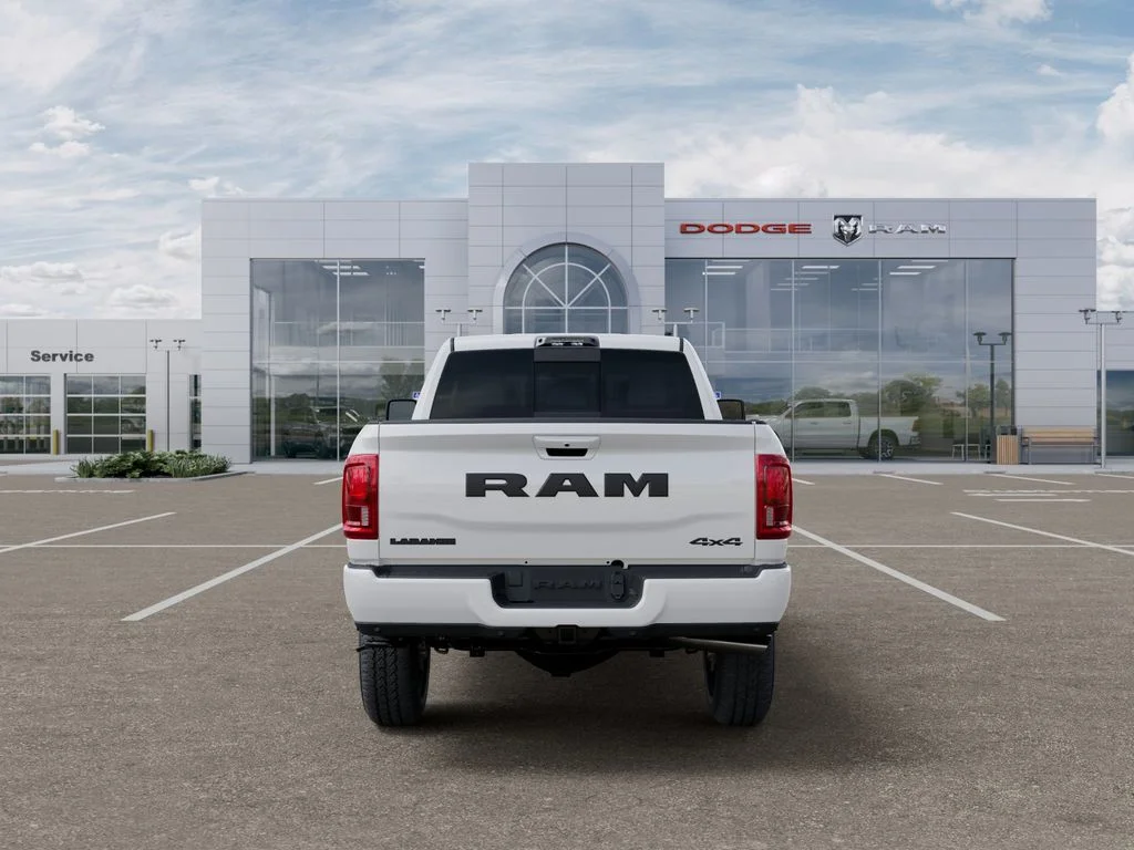 New 2026 Bright White Clear-Coat Exterior Paint RAM Laramie image 7