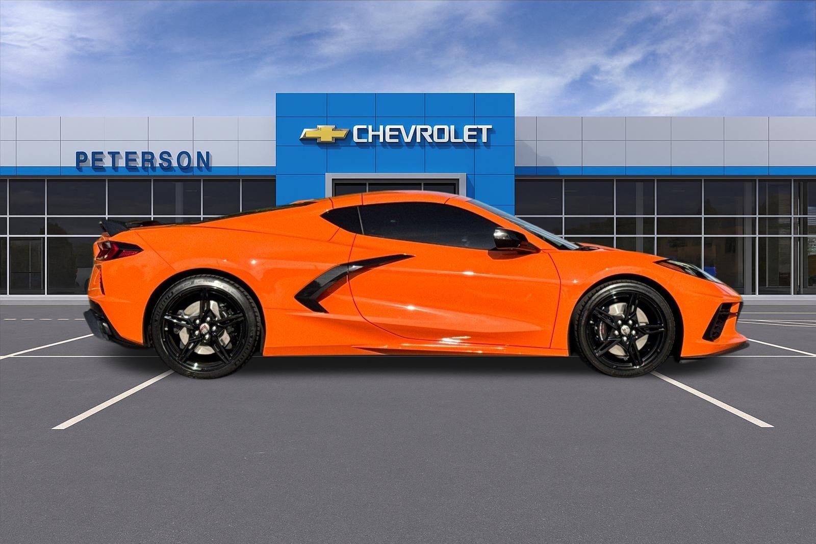 Used 2023 Orange Chevrolet Stingray image 3
