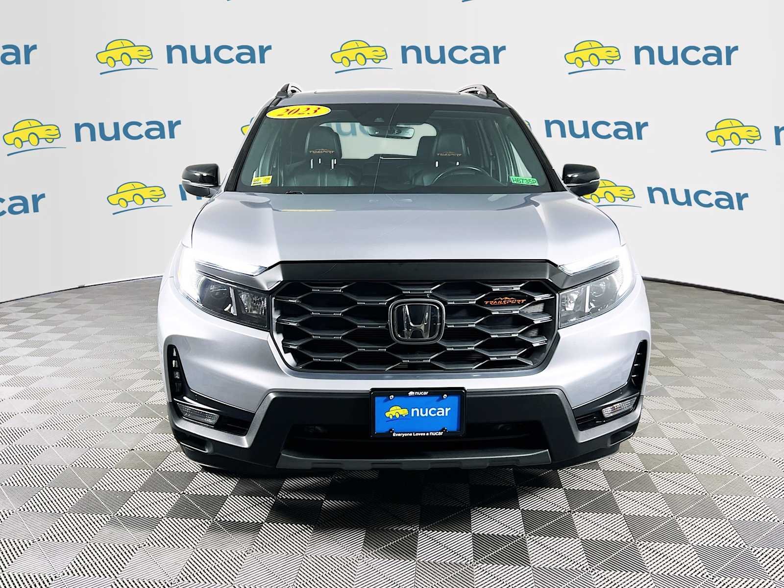 Used 2023 Lunar Silver Metallic Honda TrailSport image 2