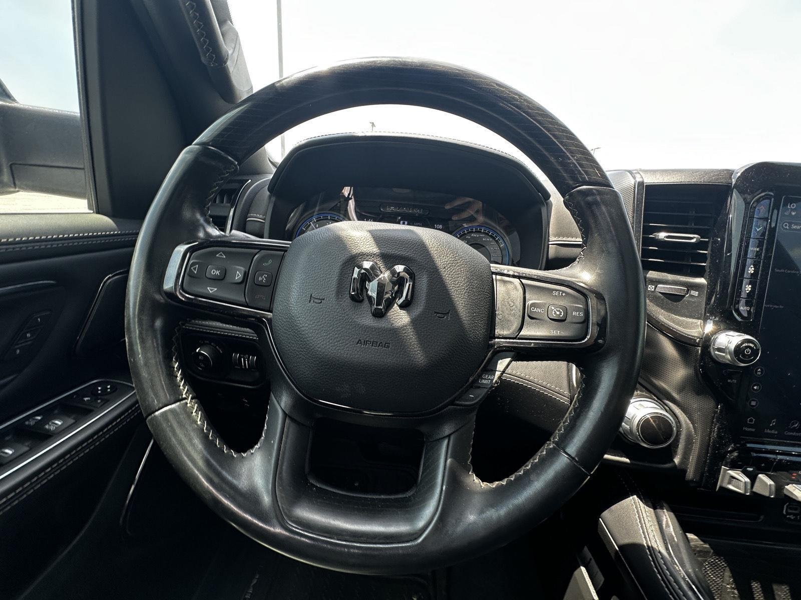 Used 2022 Bright White Clearcoat Ram Limited image 13