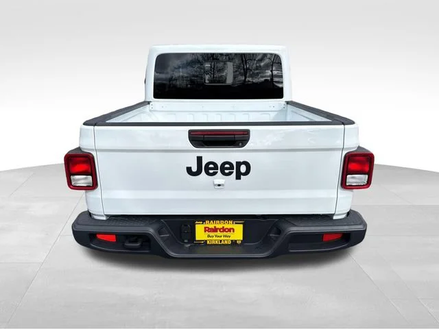 New 2026 Bright White Clear-Coat Exterior Paint Jeep Sport S image 6