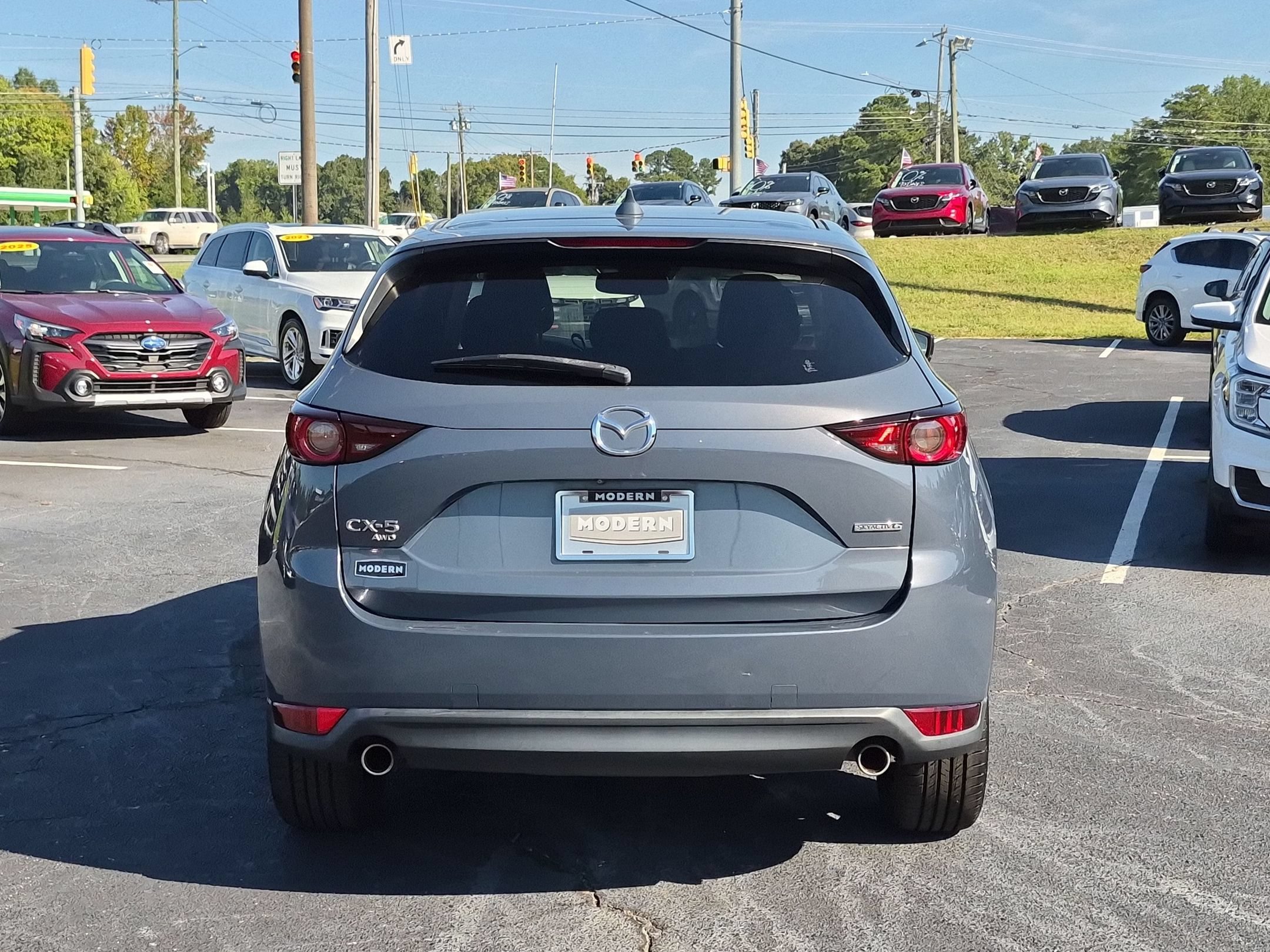Used 2021 Polymetal Gray Mazda Carbon Edition image 4