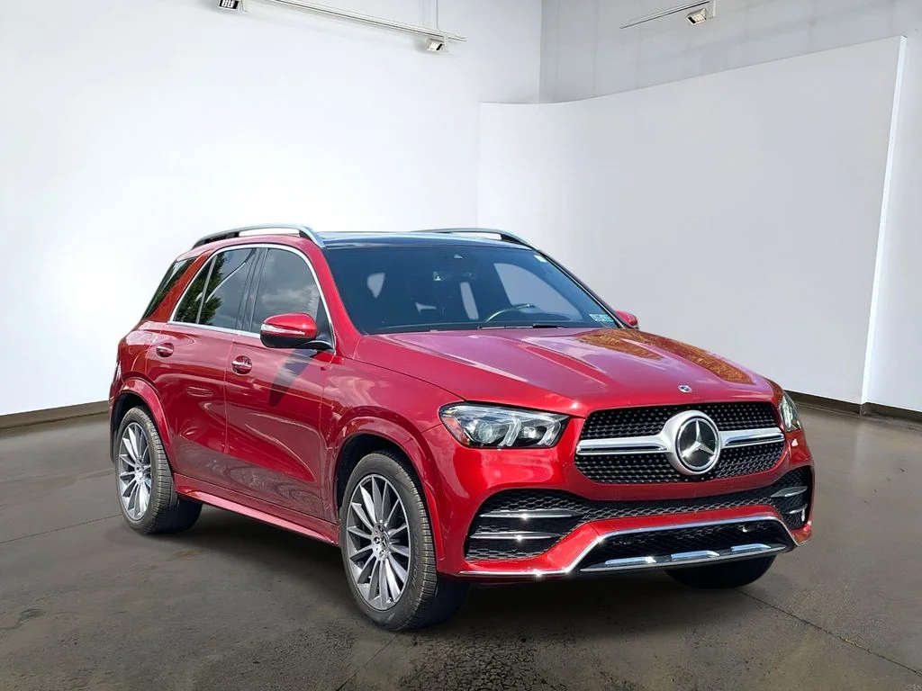 Used 2022 Cardinal Red Metallic Mercedes-Benz GLE 350 image 3