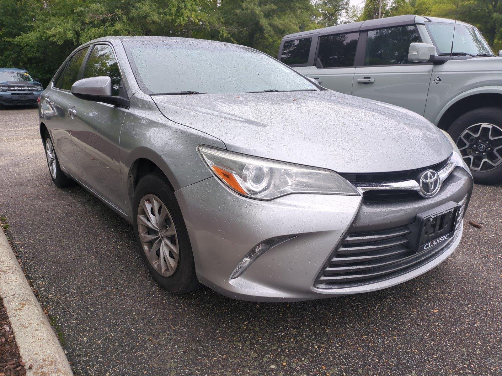 Used 2017 Celestial Silver Metallic Toyota LE image 1