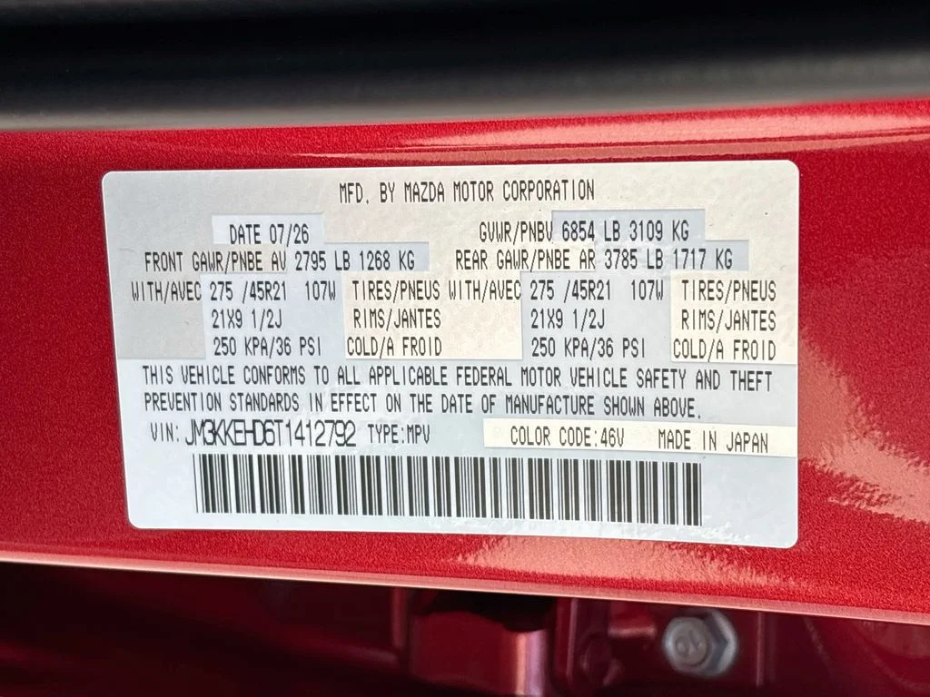 New 2026 Soul Red Crystal Metallic Mazda 3.3 Turbo Premium Plus AWD image 35