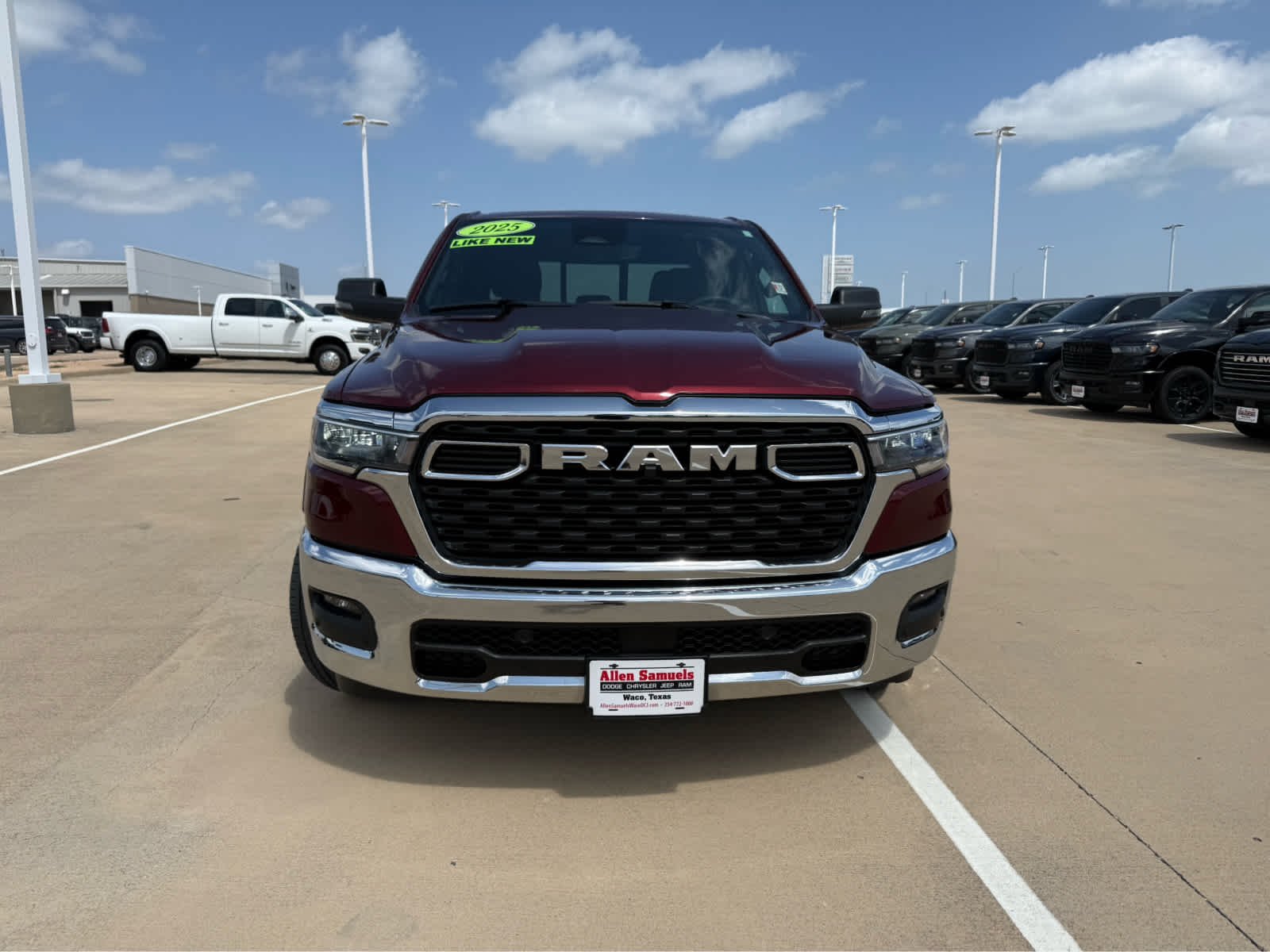 Used 2025 Delmonico Red Pearlcoat Ram Lone Star image 8
