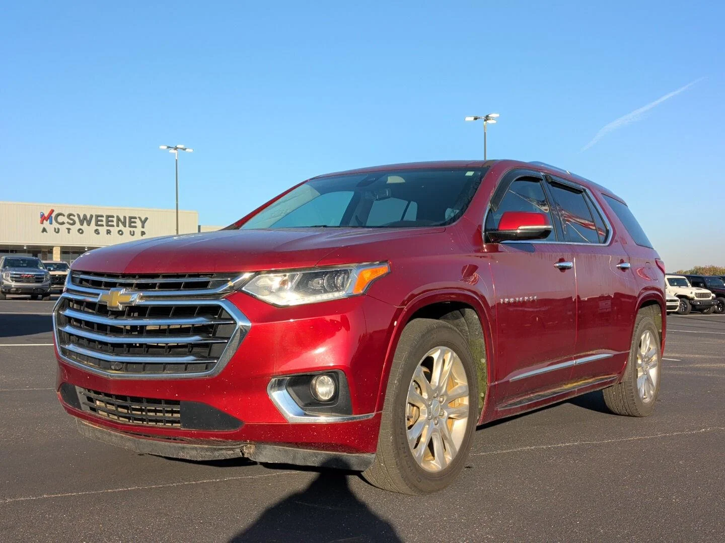 Used 2020 Cajun Red Tintcoat Chevrolet High Country image 1