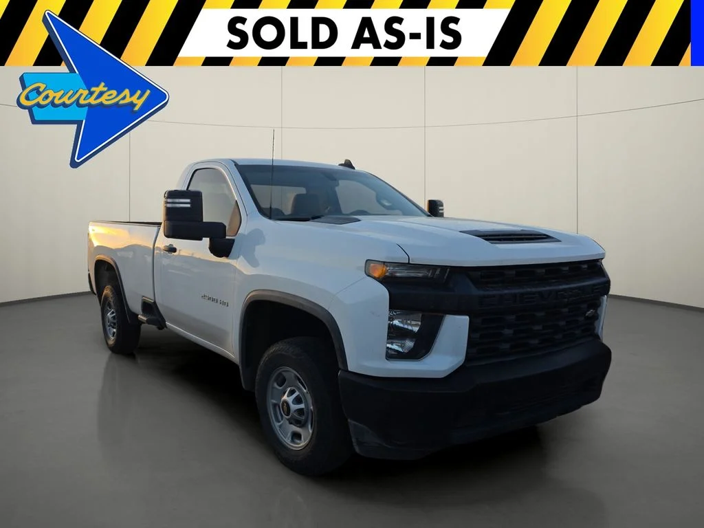 Used 2020 White Chevrolet Work Truck image 1