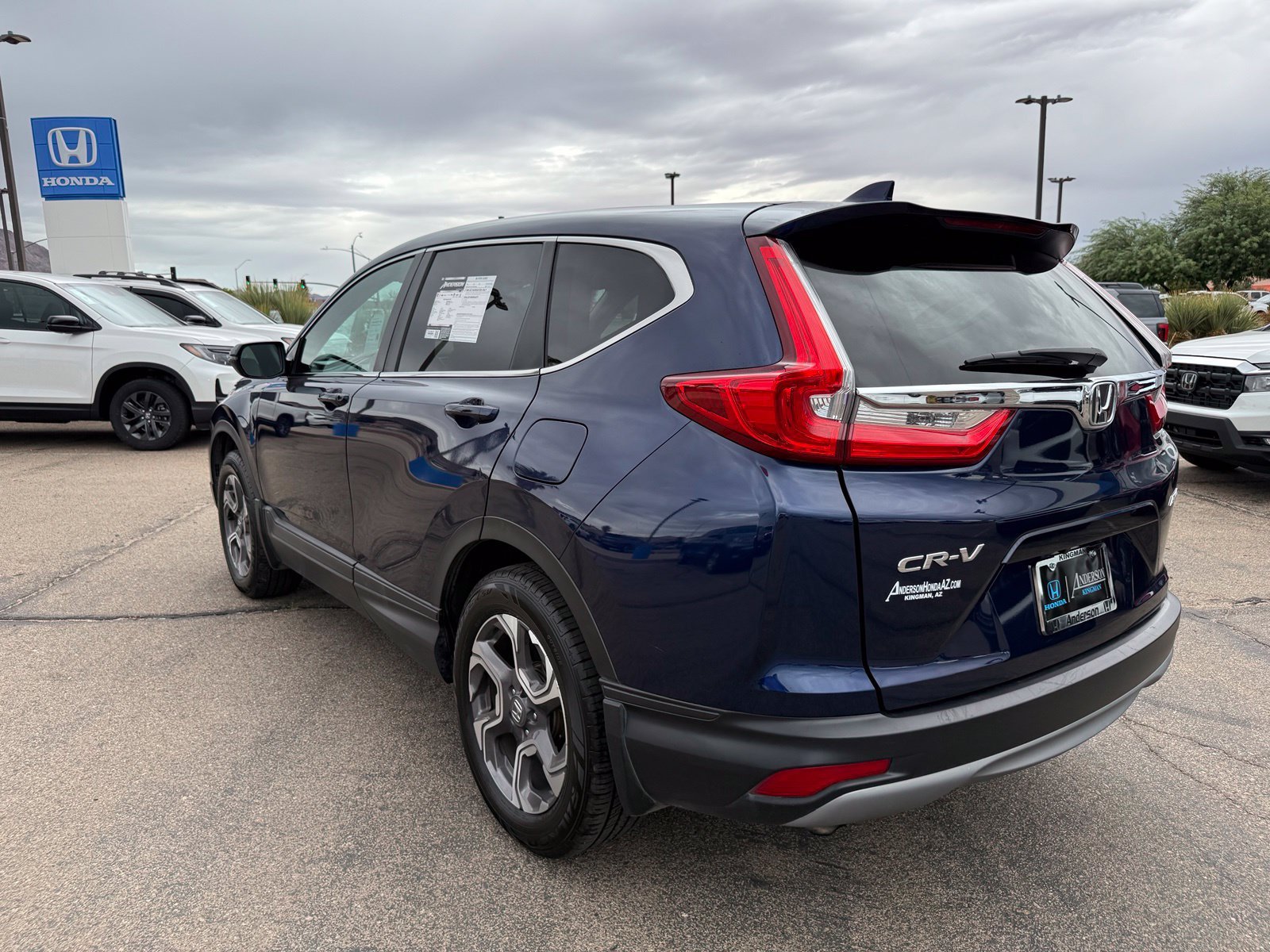 Used 2018 Obsidian Blue Pearl Honda EX image 9