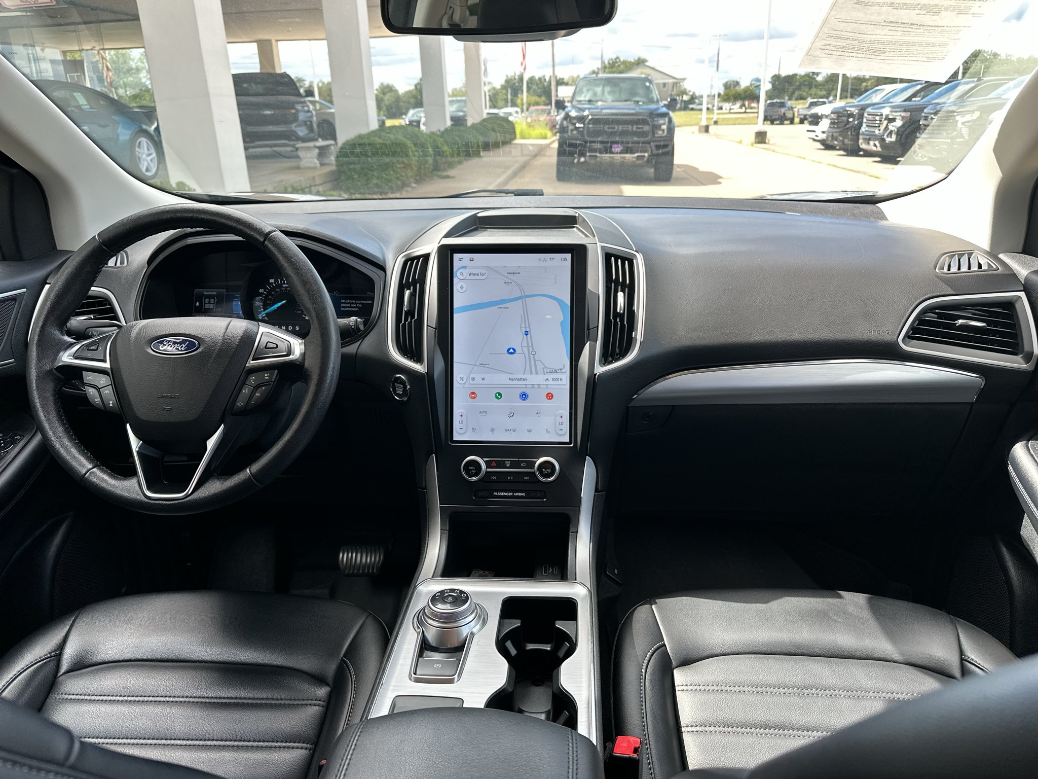 Used 2022 Carbonized Gray Metallic Ford SEL image 3