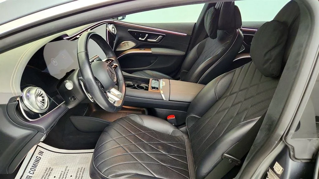 Used 2023 MANUFAKTUR Selenite Gray Magno Mercedes-Benz EQS 450+ Sedan, Pinnacle w/ Executive Rear Seat Package Plus image 19