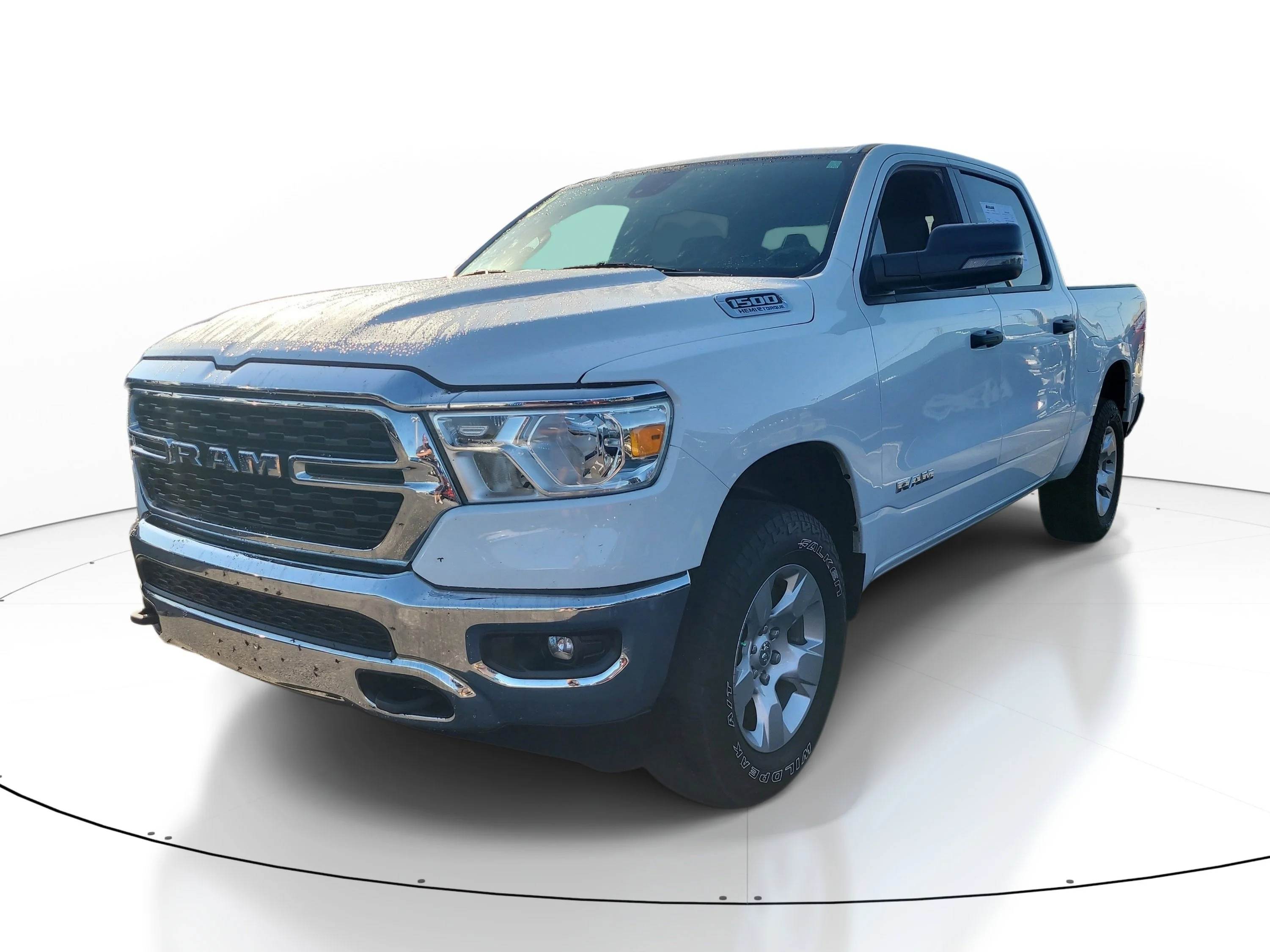 Used 2023 Bright White Clearcoat Ram Big Horn image 3