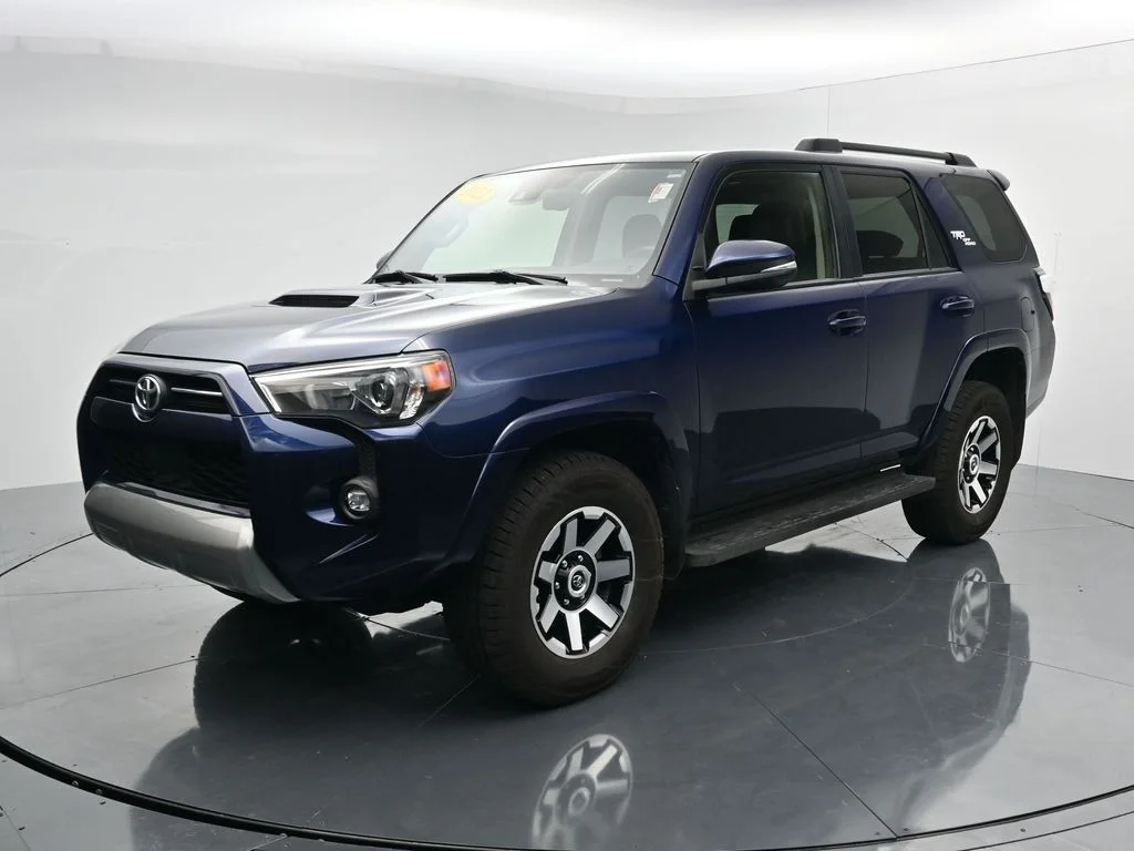 Used 2022 Blue Toyota TRD Off-Road Premium image 4