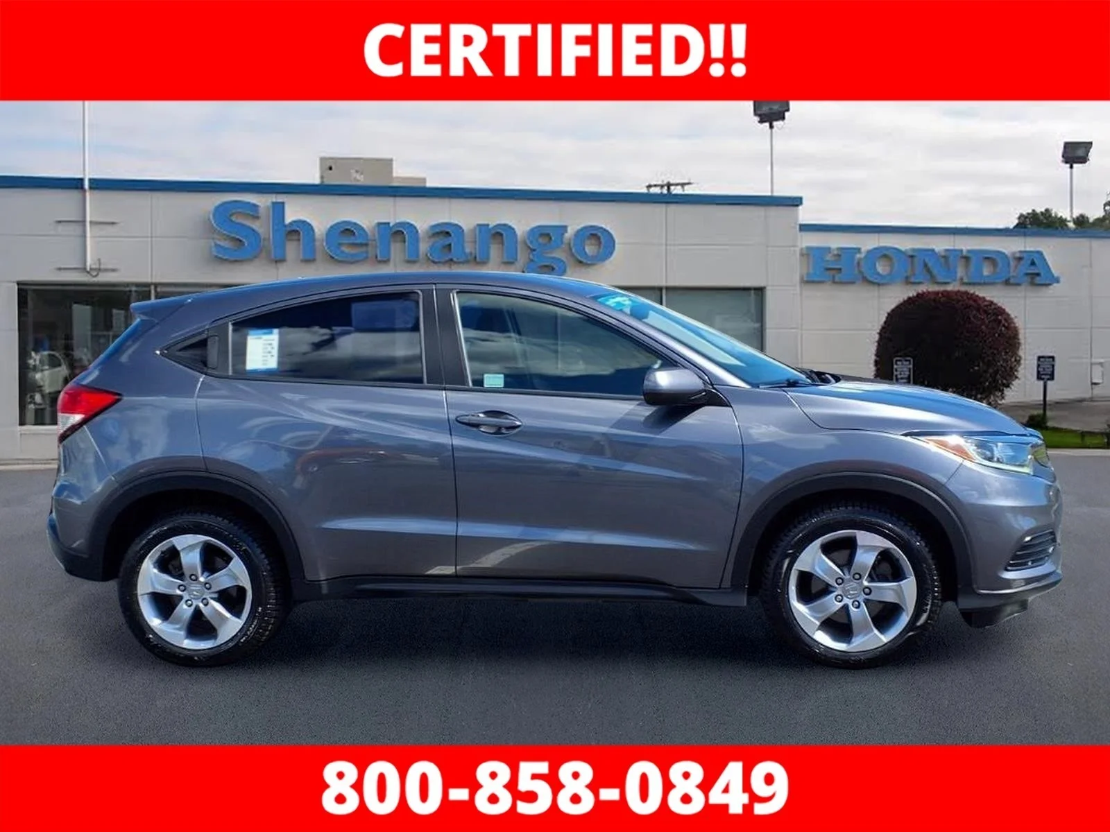 Used 2019 Honda HR-V LX with VIN 3CZRU6H32KG721040 for sale in Hermitage, PA