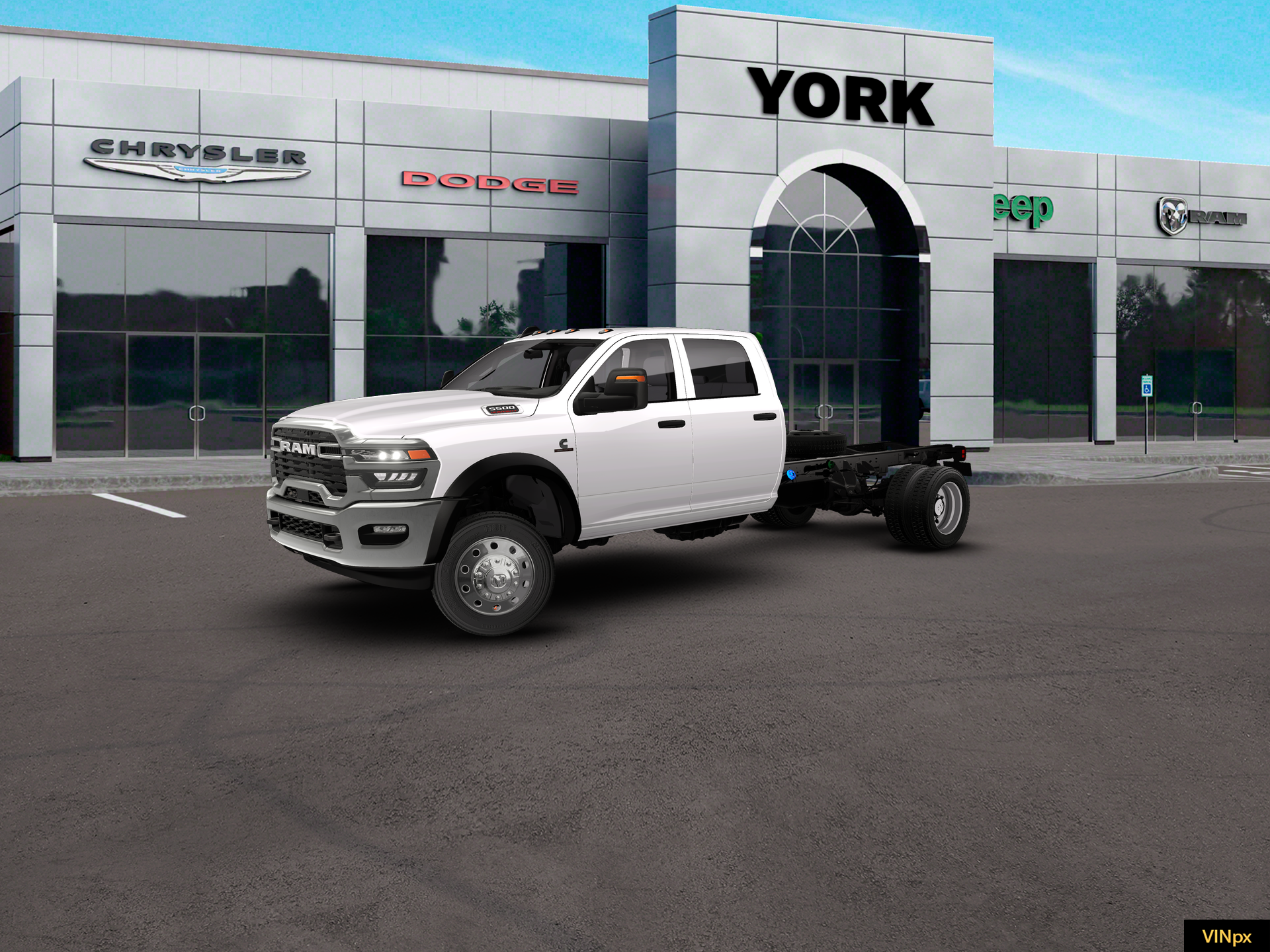 New 2026 Bright White Clear-Coat Exterior Paint RAM Tradesman image 2