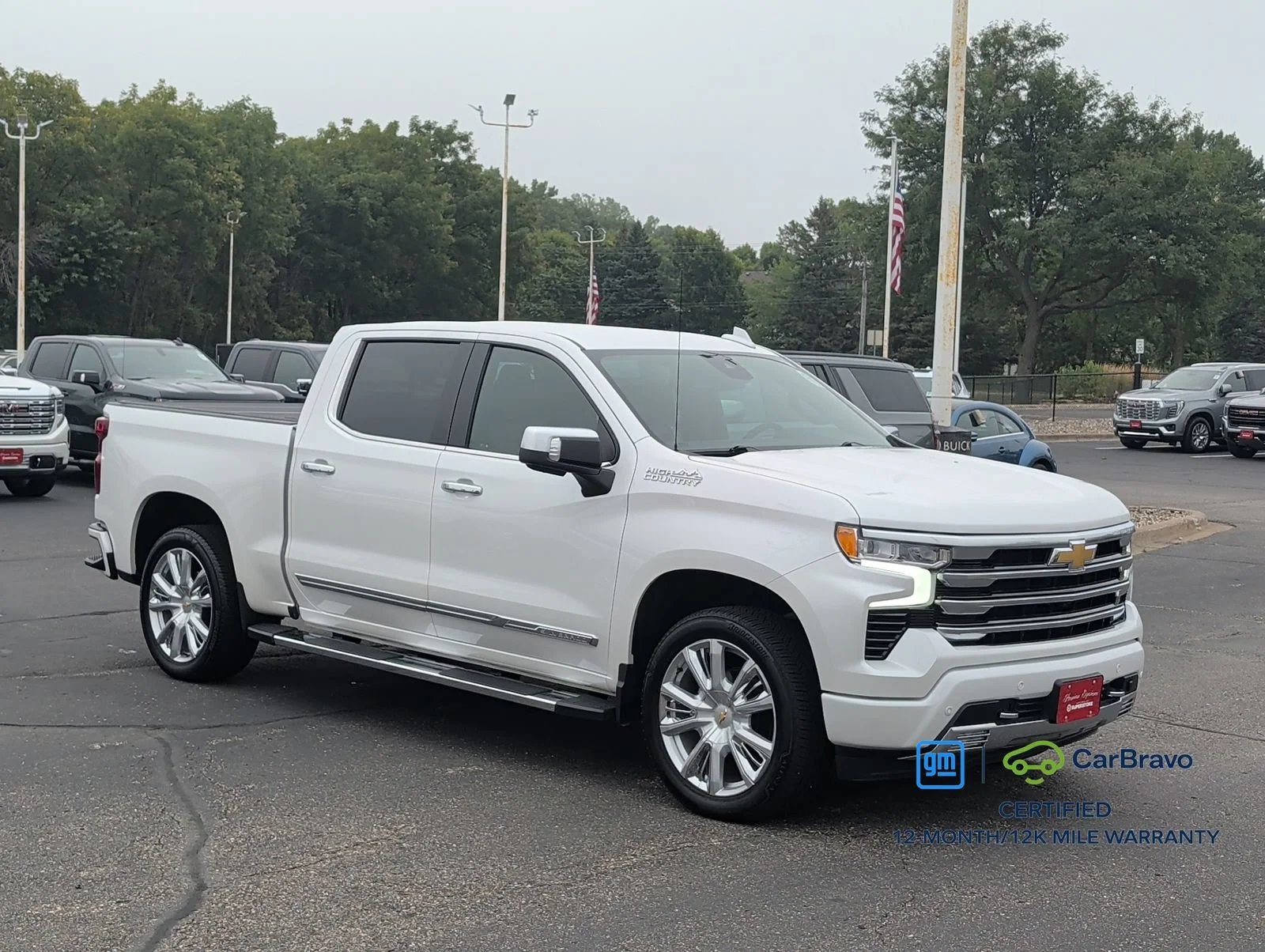 Certified 2024 Chevrolet Silverado 1500 High Country with VIN 1GCUDJED6RZ402072 for sale in Saint Paul, Minnesota