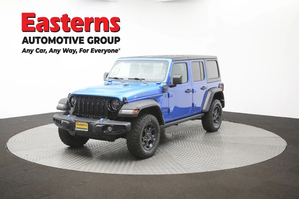 Used 2023 Blue Jeep Willys 4xe image 51