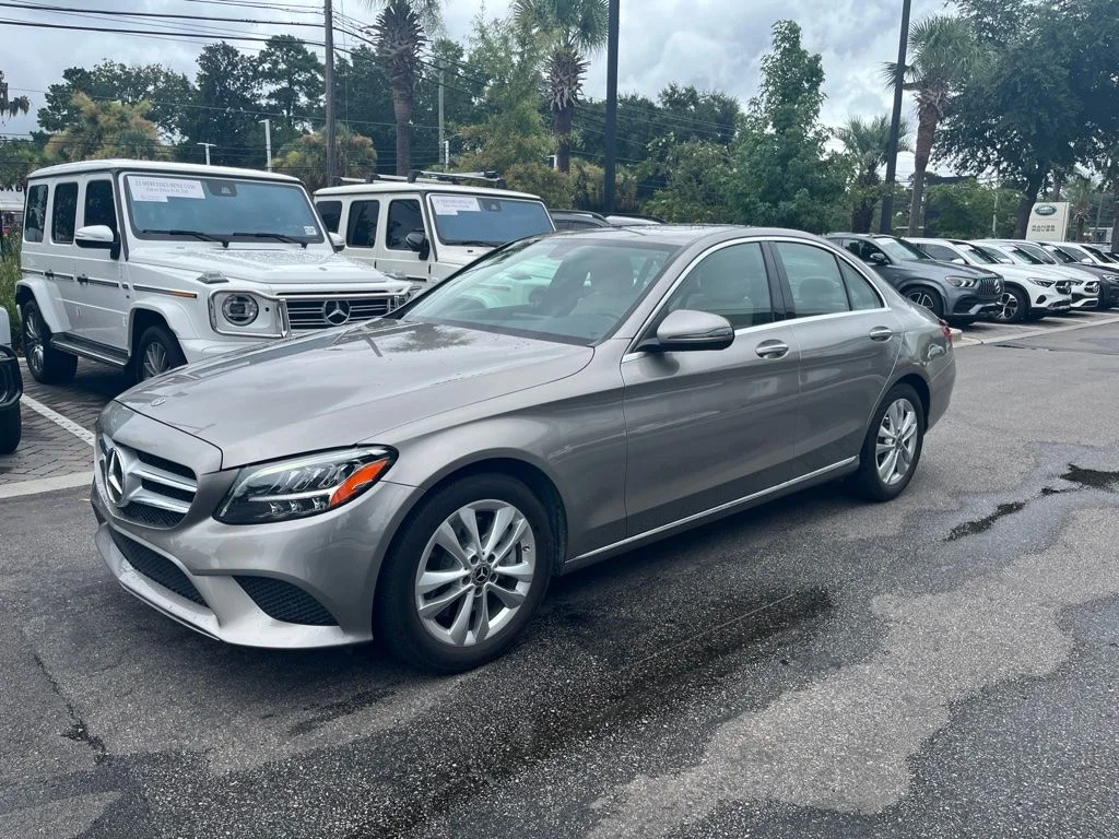 Certified Used 2021 Mojave Silver Metallic Mercedes-Benz C 300 image 1