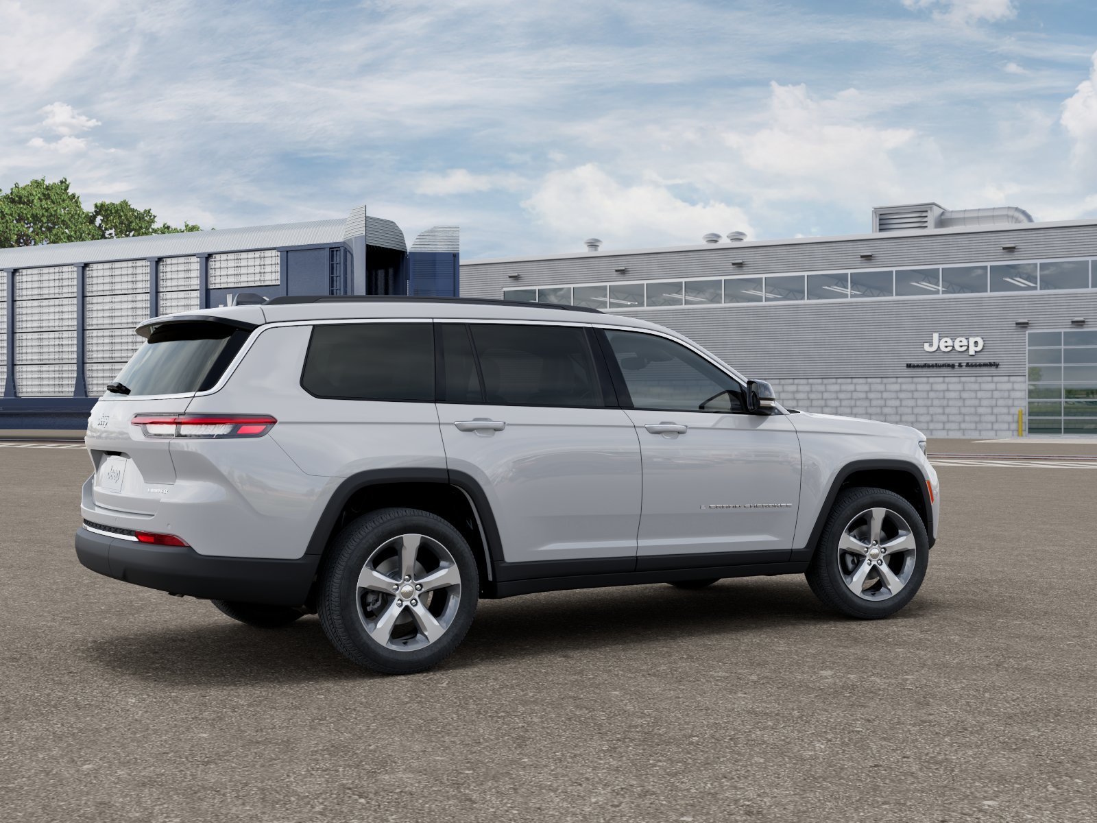 New 2026 Bright White Clear-Coat Exterior Paint Jeep Limited 4x4 image 4
