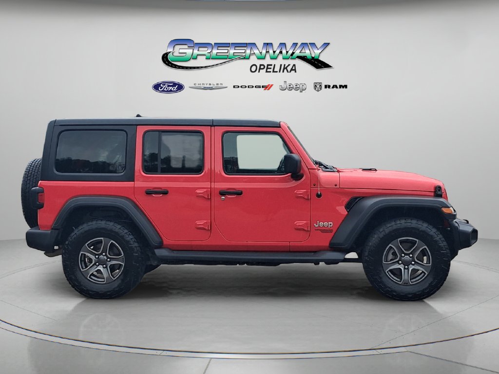 Used 2018 Red Jeep Unlimited Sport S image 8