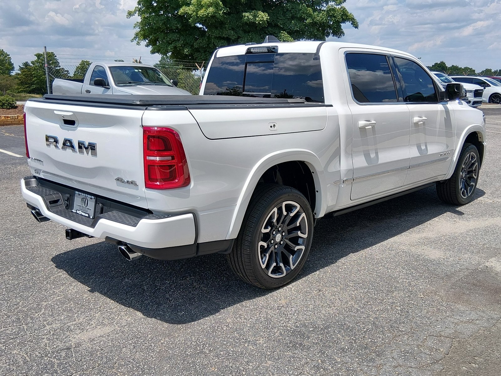 Used 2025 Bright White Clear Coat Ram Limited image 3